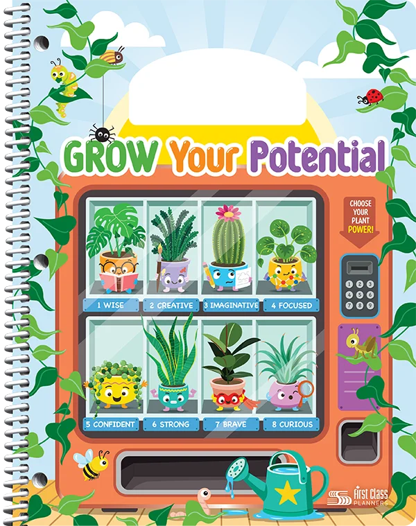 First Class Planners Standard front cover - Grow