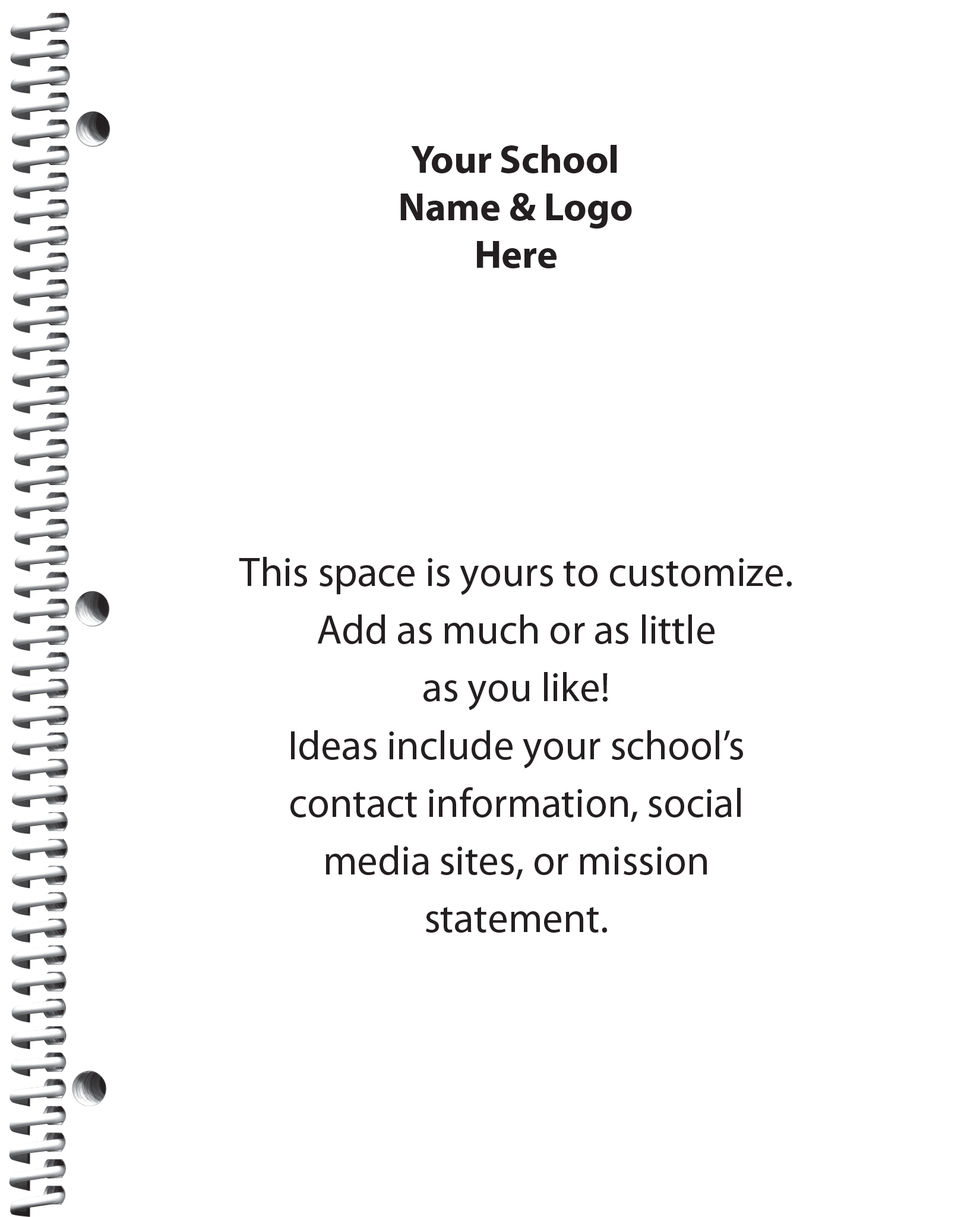Custom Title Page