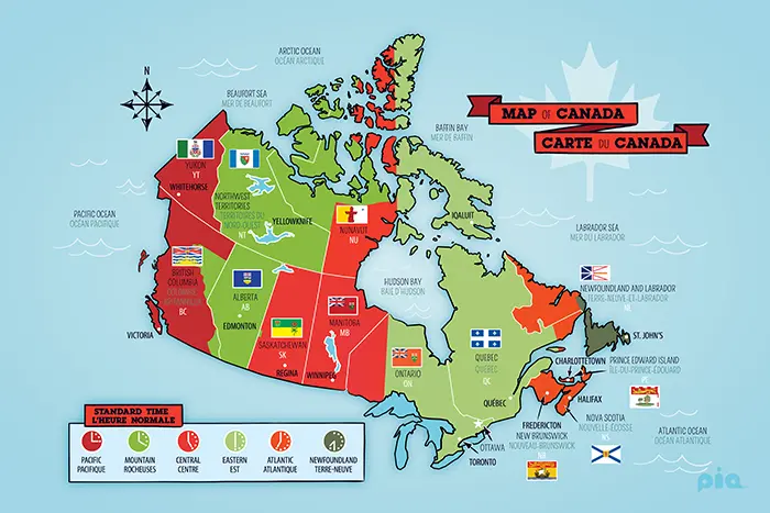 Map of Canada